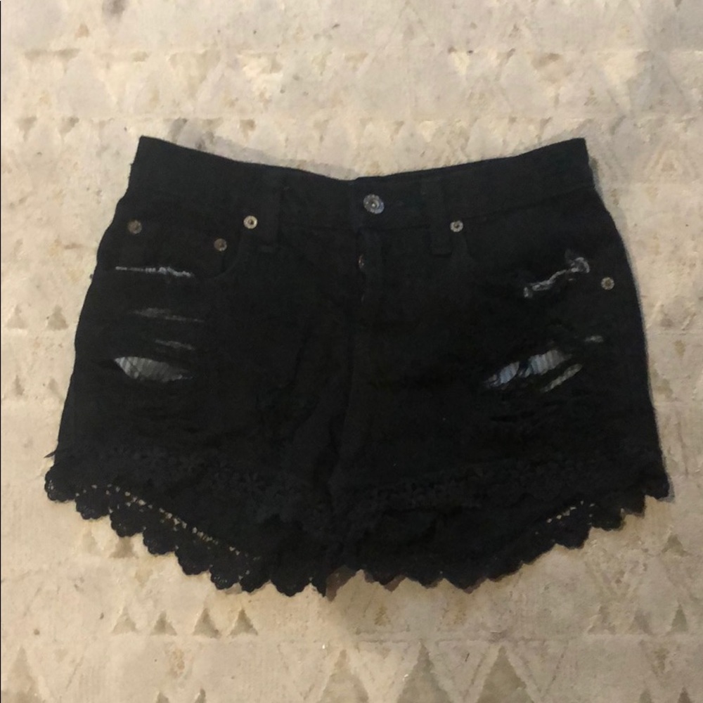 Carmar Black Denim Short